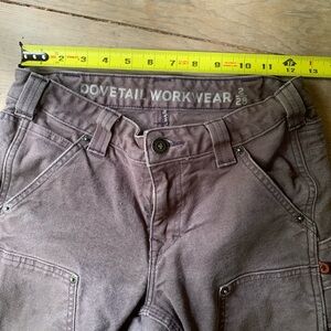 Britt Utility 2/28 Dovetail Work Pants in Grey